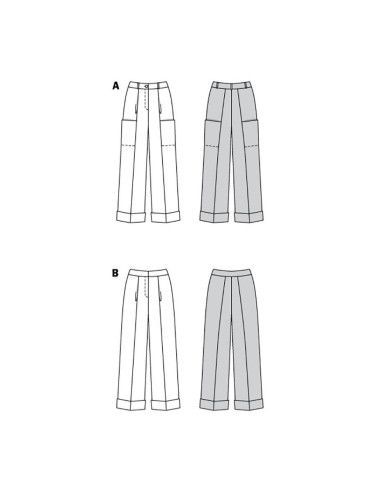 Patrón de pantalón - Burda 6079