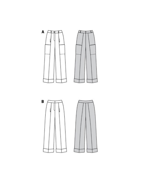 Patrón de pantalón - Burda 6079