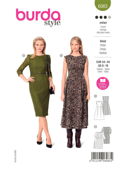 Patrón de vestido - Burda 6083