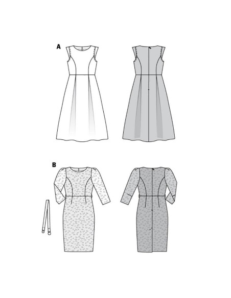 Patrón de vestido - Burda 6083