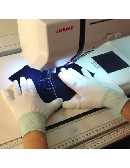 Guantes especiales para acolchado a máquina