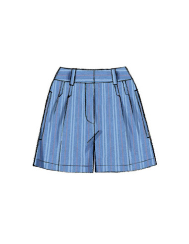 Patrón de pantalones cortos - Vogue 9008