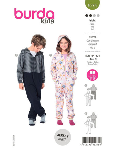 Patrón de combinación- Burda 9275