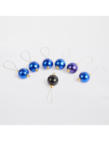 Juego de 7 marcadores de puntos KnitPro - Bluebell