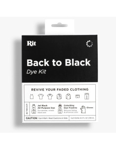 Kit de tinte para telas back to black Rit