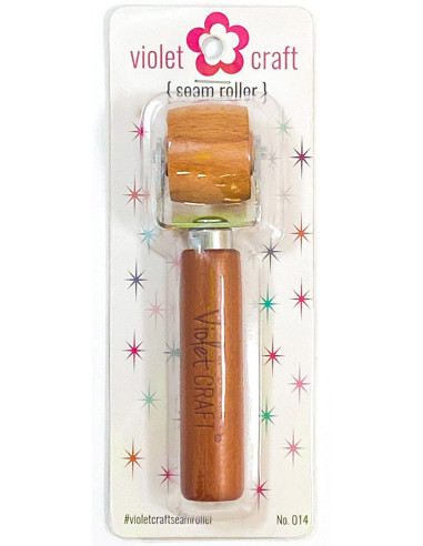 Ruleta de madera para presionar Violet Craft