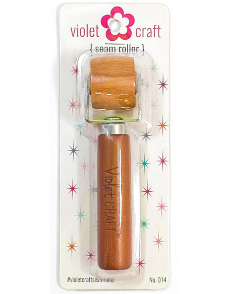 Ruleta de madera para presionar Violet Craft