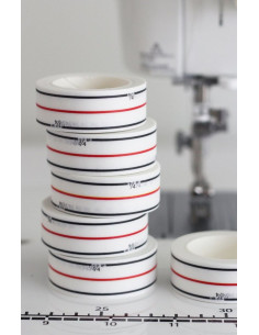 Cinta de guía para máquina Diagonal Seam Tape - Blanco 2