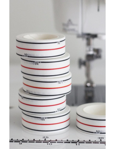 Cinta de guía para máquina Diagonal Seam Tape - Blanco