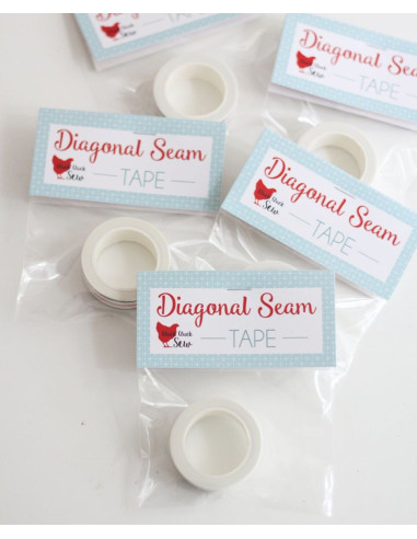 Cinta de guía para máquina Diagonal Seam Tape - Blanco
