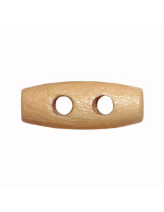Juego de 12 botones de palillo de madera clara de 20 mm 2