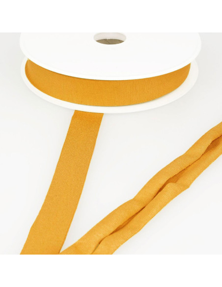 Viscosa de jersey al bies - Mostaza