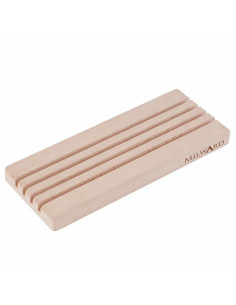 Caja de madera con 4 ranuras para reglas de patchwork