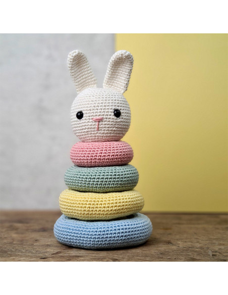 Kit de crochet - Juguete de conejo apilable