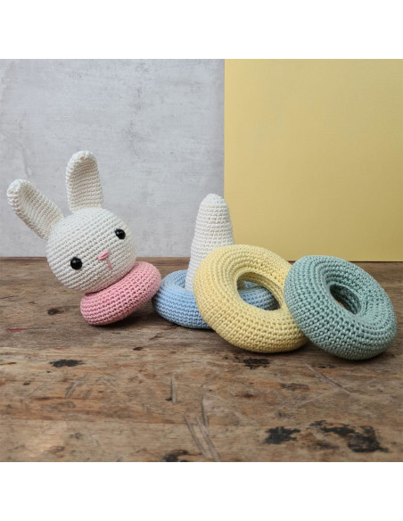Kit de crochet - Juguete de conejo apilable