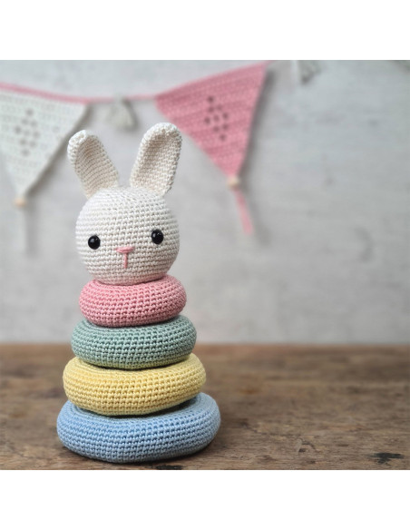 Kit de crochet - Juguete de conejo apilable