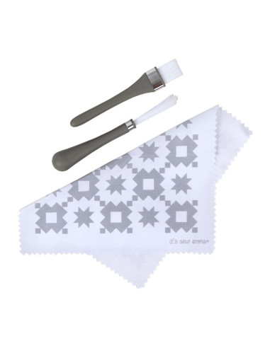 Juego de limpieza para máquinas de coser - Gris