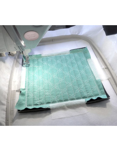 Cinta adhesiva para bordado a máquina