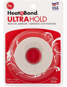 Cinta adhesiva termofusible extra fuerte HeatNBond - 15,9 mm x 9,10 m