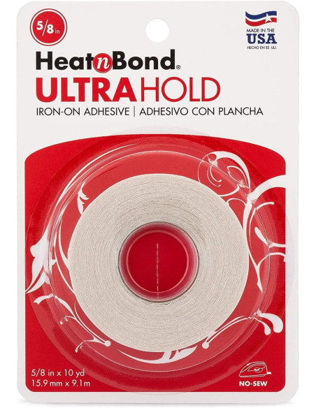 Cinta adhesiva termofusible extra fuerte HeatNBond - 15,9 mm x 9,10 m