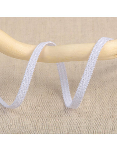 Elástico flexible 5 mm - Blanco