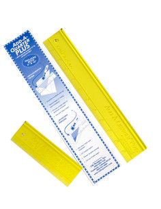 Juego de 2 reglas Add-A-Quarter PLUS de 6 y 12 pulgadas