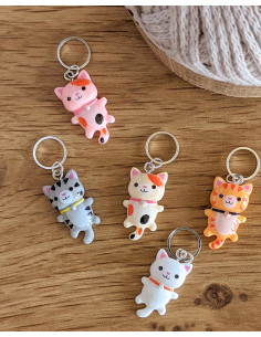 Juego de 5 anillos marcadores de puntos - Gatitos pequeños 2