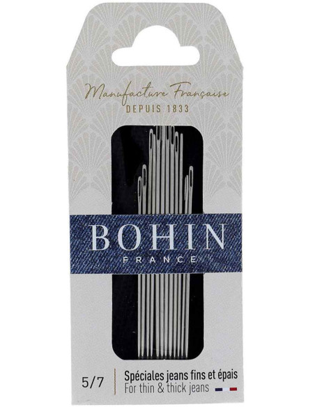 Agujas para jeans Bohin