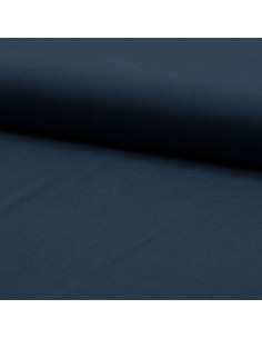 Tejido sarga de viscosa - Azul vaquero oscuro