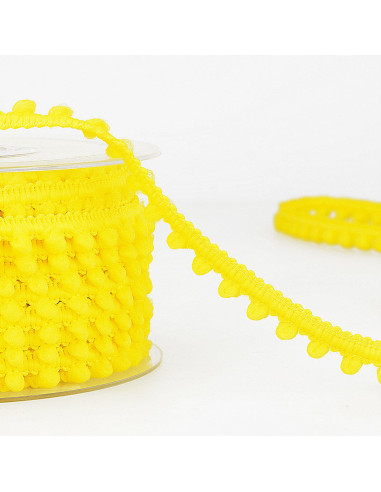 Galón mini pompones - Amarillo mimosa