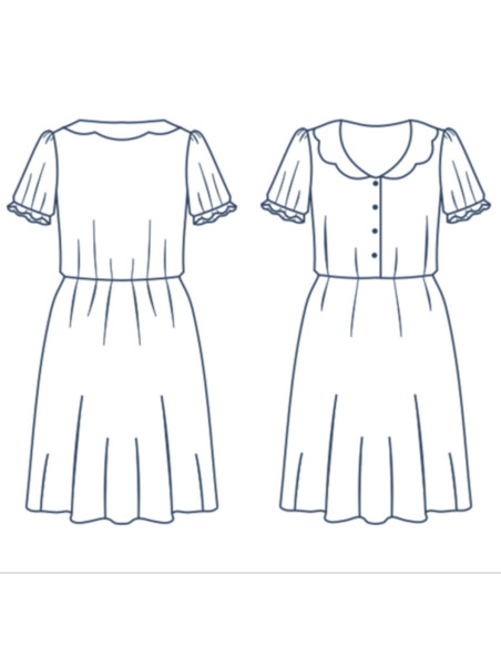 Patrón de vestido - Cometa - Lise Tailor