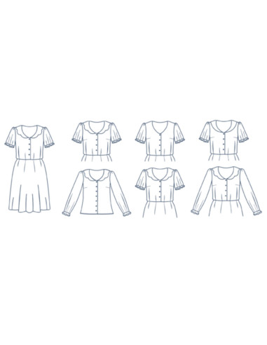 Patrón de vestido - Cometa - Lise Tailor