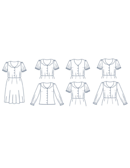 Patrón de vestido - Cometa - Lise Tailor