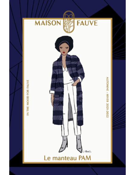 Patrón de abrigo Pam - Maison Fauve