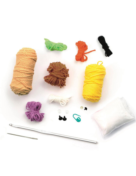 Kit de crochet amigurumi - Mochi el castor