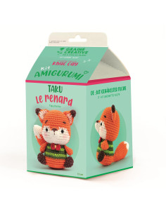 Kit de crochet amigurumi - Taku el zorro