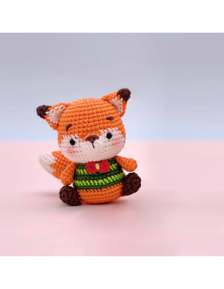 Kit de crochet amigurumi - Taku el zorro