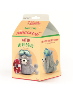 Kit de crochet amigurumi - Natto la foca