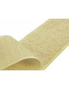 Cinta autoadherente para coser beige de 20 mm de ancho por metro