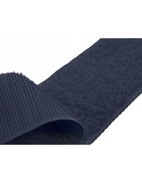 Cinta autoadherente para coser azul marino de 20 mm de ancho por metro