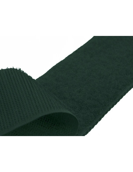 Cinta autoadherente para coser verde botella de 20 mm de ancho por metro
