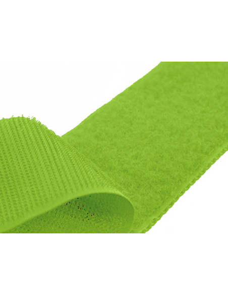Cinta autoadherente para coser verde anís de 20 mm de ancho por metro