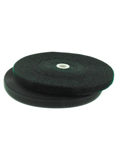 Cinta autoadherente para coser verde botella de 20 mm de ancho, rollo de 25 metros.
