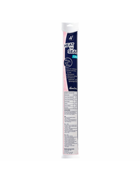 Papel termoadhesivo para apliques, quilting y costura 45 cm x 5 m - Ligero