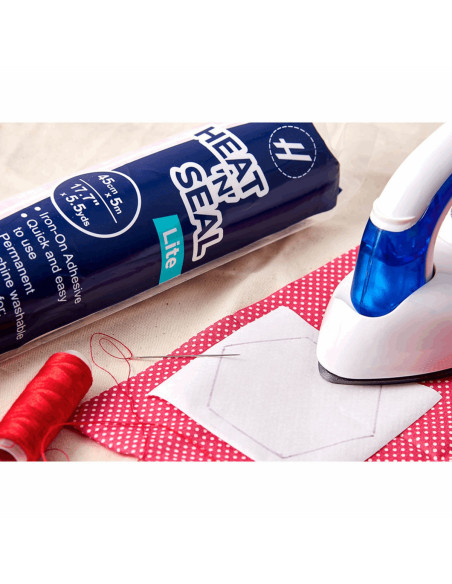 Papel termoadhesivo para apliques, quilting y costura 45 cm x 5 m - Ligero