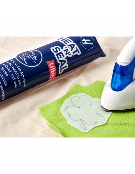 Papel termoadhesivo para apliques, quilting y costura 45 cm x 5 cm - Ultra
