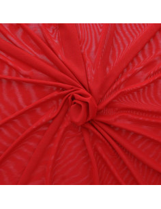 Tejido de lencería Powermesh - Rojo