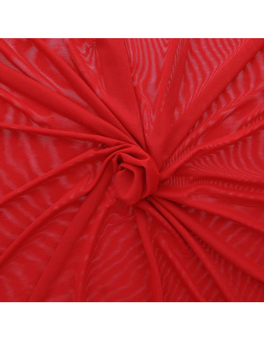 Tejido de lencería Powermesh - Rojo