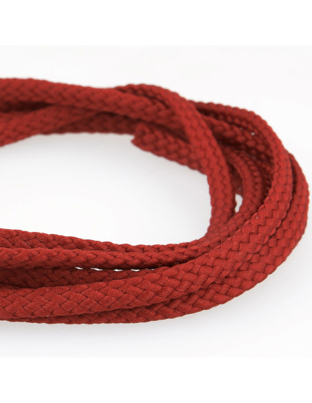 Anorak de cordón plano - Rojo oscuro
