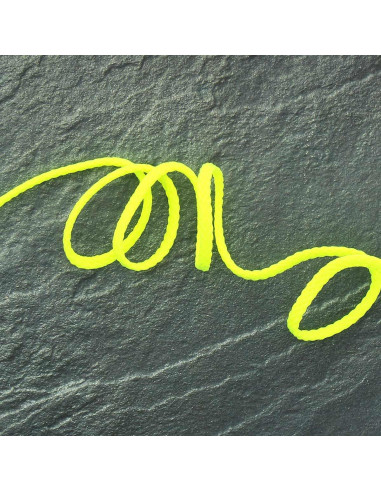 Anorak de cordón plano - Amarillo fluorescente